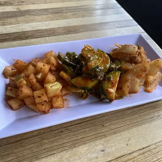 Choose Three Kimchi Items