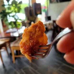 The Soopreme is supposed to be doubled fried with w types of sauce... it was barely even coated. It was literally a small drizzle.