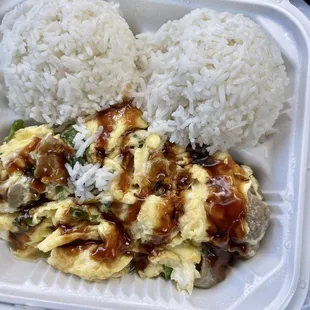 Scrambled Eggs and Beef