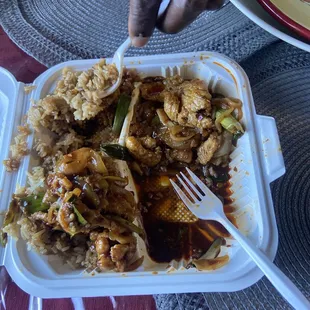 Chicken Mongolian Chicken Lunch Plate