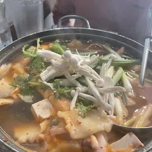 Seafood Rice Cake Soup