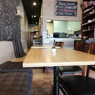 interior, sushi and sashimi