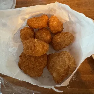 CORN NUGGETS fried bite size morsels