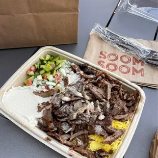 Beef Shawarma Rice Plate