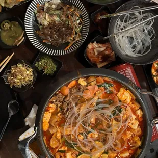 Various dishes