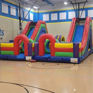 Double 35&apos; Rainbow Obstacles.  Can be rented as a pair or individually.