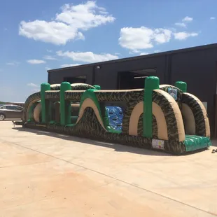 Our you up for the challenge? Our 40&apos; obstacle is fun and challenging!