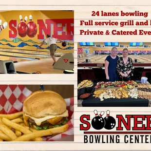 Bowling, food &amp; fun all in one!