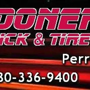 the truck and the repair center