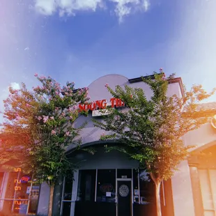 Exterior from parking lot.