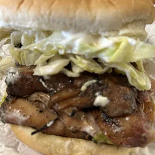 Bbq chicken sandwich