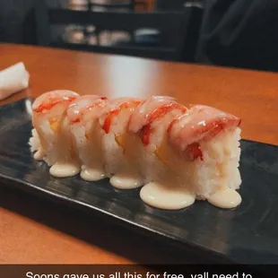 Exclusive new menu sample