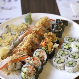 sashimi, sushi and sashimi, food, sushi