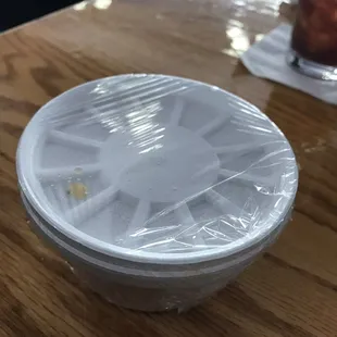 Wrapped soup