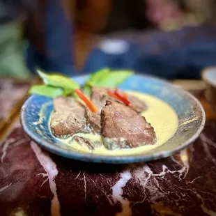 Stewed beef Green Curry