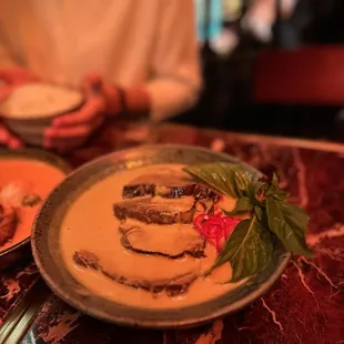 Stewed beef Green Curry