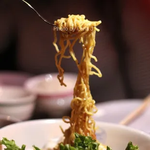 Ba Mii Pu (Dry crab noodles) ($26)