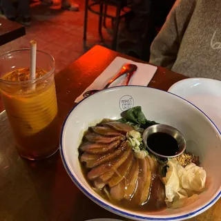 5. Roasted Duck Over Jade Noodles