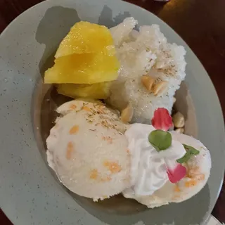 2. Coconut Ice Cream with Salted Egg and Himalayan Salt