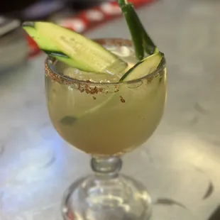 Cucumber Jalapeño Margarita