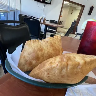 2 Giant sopapillas
