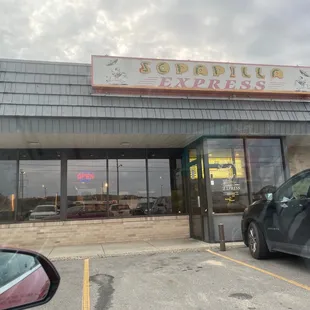 Outside front of restaurant