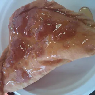 plain sopapilla w/ honey