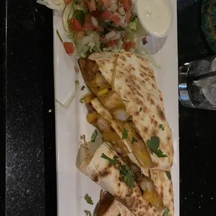 El Pepe Shrimp Quesadillas