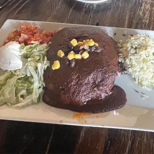 Blue Corn Chicken Enchiladas