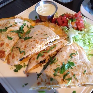 Braised Chicken Quesadilla