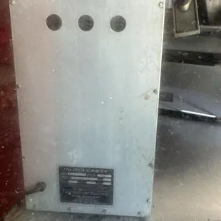 Dirty kitchen counter and cook area