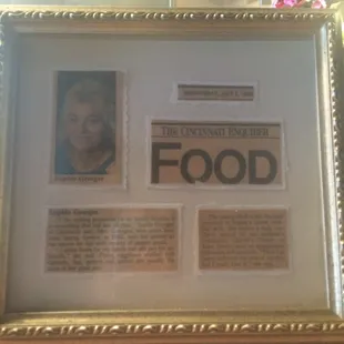 a picture of the restaurant&apos;s food