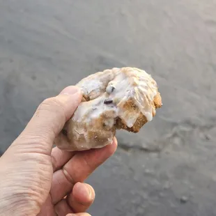 Blueberry Glazed Donut.