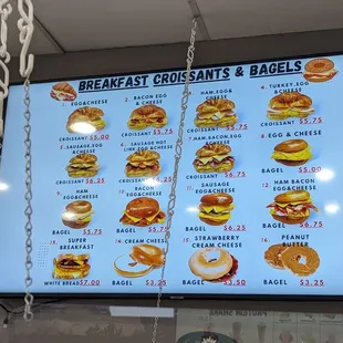 Sandwich Menu