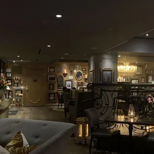 the interior of the restaurant
