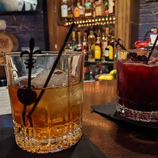 House Barrel-Aged Old Fashioned and Jabberwocky