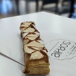 a pastry on a plate