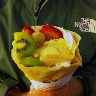 F. Mixed Fruits with Ice Cream