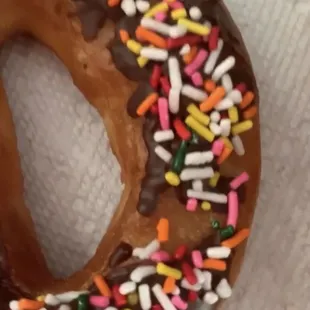 Some if not most of the letters are missing frosting