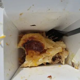 the inside of the box