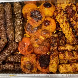 TRAY OF KOFTA KABOBS