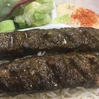 Beef Kofta Kebob Plate