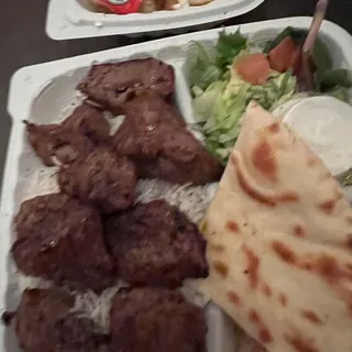 Lamb Kebob Plate