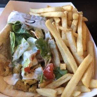 Grilled Chicken Gyro Pita Wrap