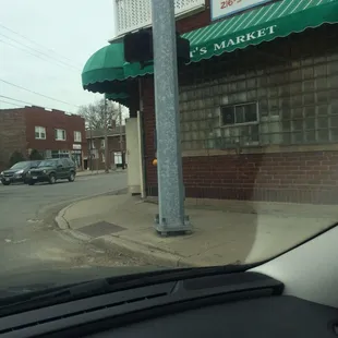 It's inside a grocery store