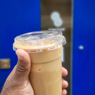Honey Oat Iced Latte