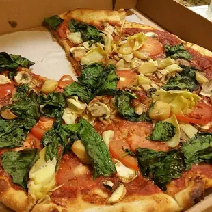 Madison Square Garden pizza...a delicious healthy option for pizza lovers.