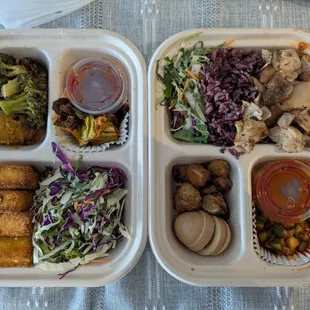salads, food