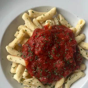 Cavatelli and red sauce
