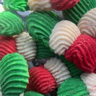Italian flag butter cookies!